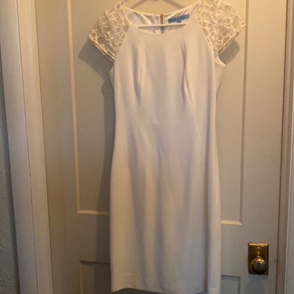 Antonio Melani white dress, size 2 - Picture 1 of 3
